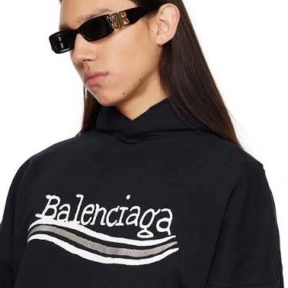 Authentic Balenciaga Dynasty BB0096S sunglasses dark tortoise main image 5